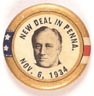 Franklin Roosevelt Pennsylvania New Deal