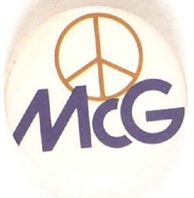 George McGovern Peace Sign