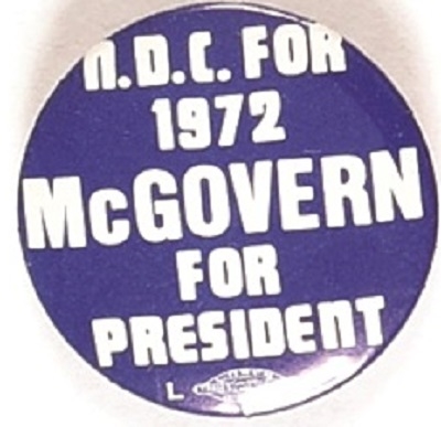 McGovern NDC 1972