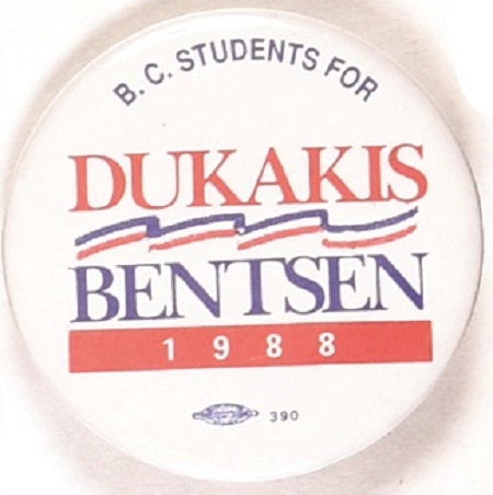 Boston College Students for Dukakis, Bentsen