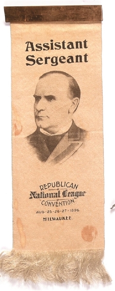 McKinley Republican National League Ribbon