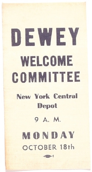 Dewey Welcome Committee Ribbon