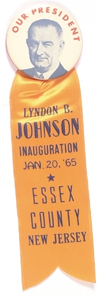 Johnson Essex County, N.J. Pin, Ribbon