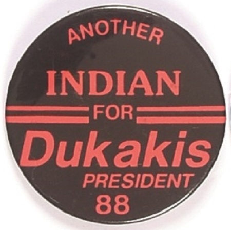 Another Oklahoma Indian for Dukakis