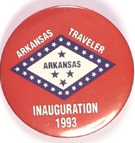 Clinton Arkansas Traveler 1993 Inauguration Pin