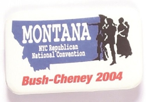 Bush, Cheney Montana 2004 Convention Pin