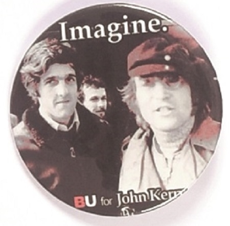 Imagine, Kerry and Lennon Colorized Boston U.  Celluloid