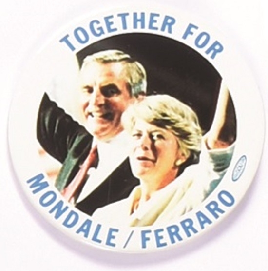 Together for Mondale, Ferraro Jugate