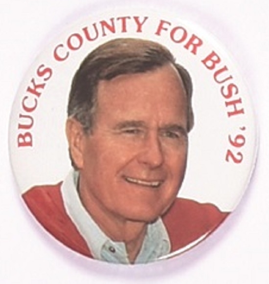 Bucks County for Bush in 92