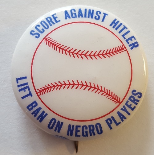 Score Against Hitler, Lift Ban on Negro Players
