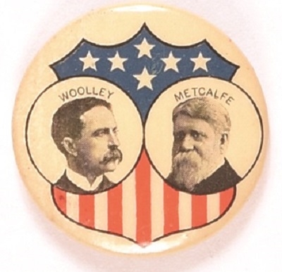 Woolley, Metcalf Prohibition Party Shield Jugate