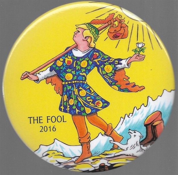 Trump Tarot Card the Fool by Brian Campbell