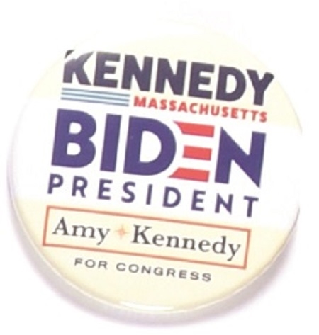 Biden, Kennedy Massachusetts and New Jersey Pin
