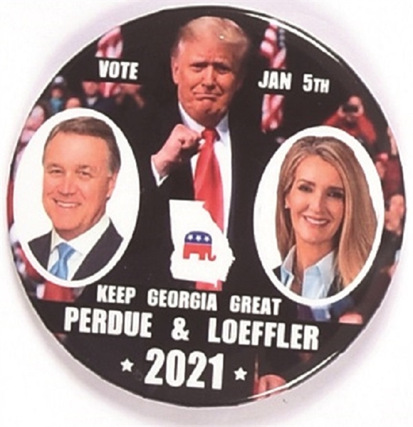 Trump, Purdue and Loeffler Georgia Coattail