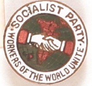 Socialist Party Enamel Stud