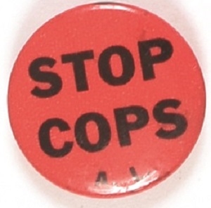 Stop Cops Protest Pin