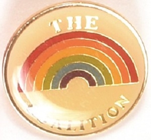 Rainbow Coalition Pin