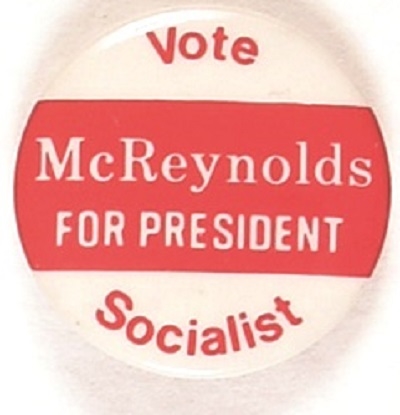 McReynolds Vote Socialist