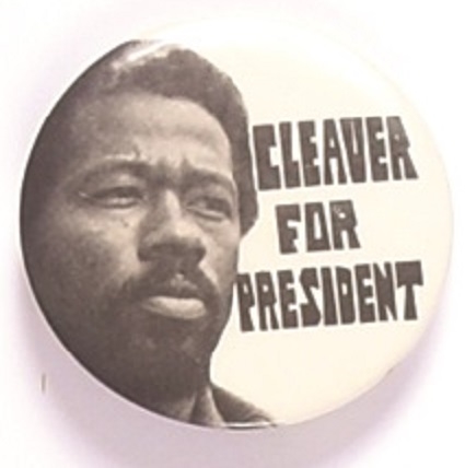 Cleaver for President Black, White Version
