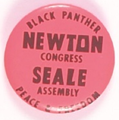 Newton, Seale Black Panthers Peace and Freedom