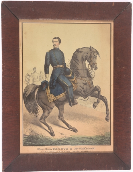 George McClellan Print by Kellogg