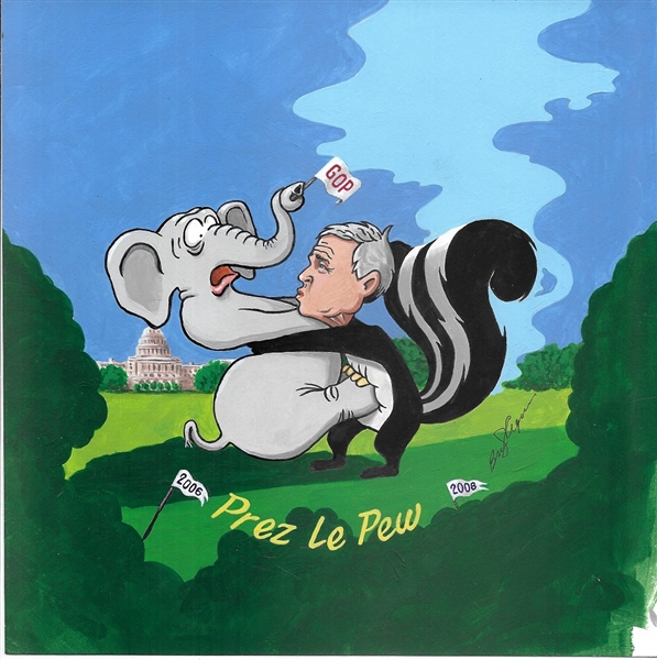 Prez Le Pew Original Art by Brian Campbell
