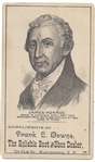 James Monroe Reliable Boot and Shoe Trade Card