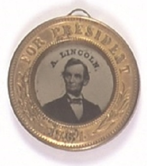 Lincoln-Johnson 1864 Ferrotype