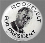 Roosevelt for President, St. Louis Button Version 1 