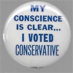 My Conscience is Clear, I Voted Conservative 