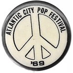 Atlantic City Pop Festival Peace Sign