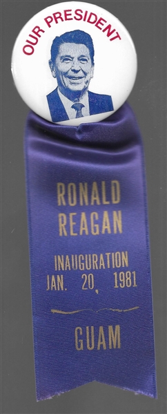 Reagan Guam Inaugural Pin