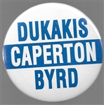 Dukakis, Caperton, Byrd West Virginia Coattail