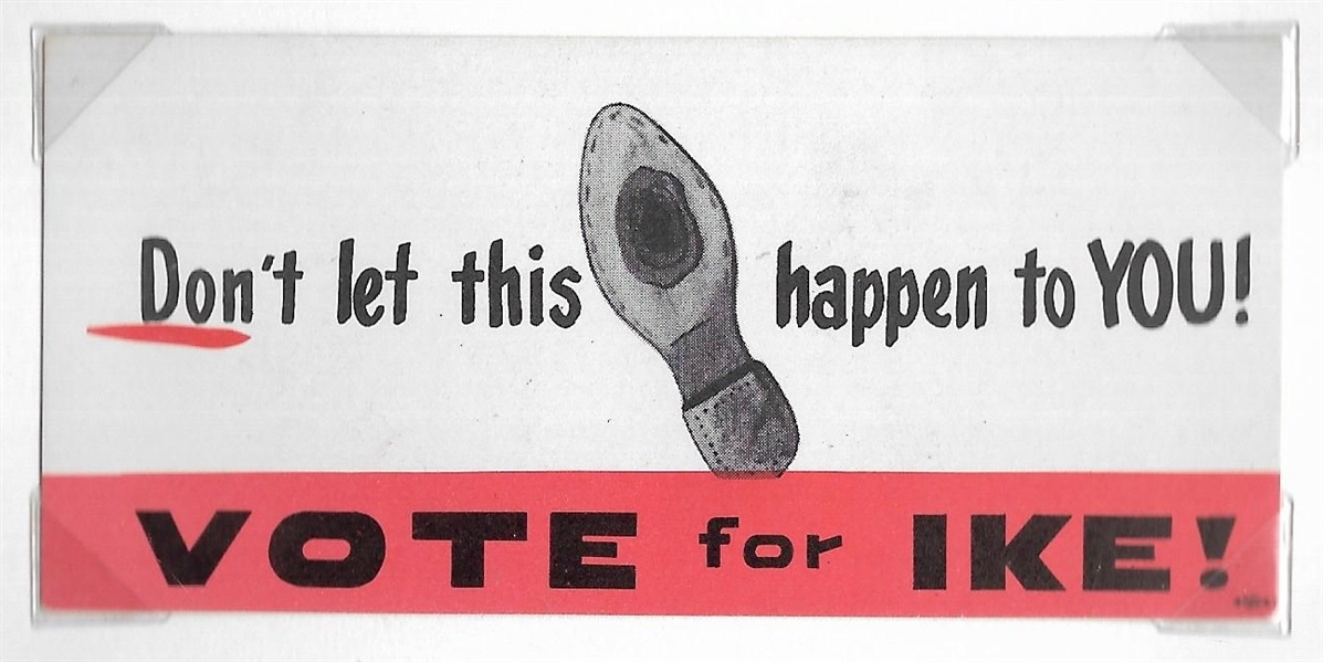 Ike Dont Let This Happen to You Sticker