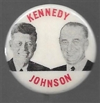 Kennedy, Johnson 1-Inch Celluloid