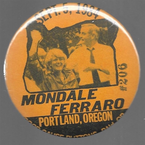Mondale, Ferraro Portland, Oregon