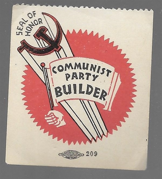 Communist Party Builder Stamp