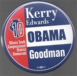 Kerry, Edwards, Obama, Goodman 2004 Illinois Coattail 