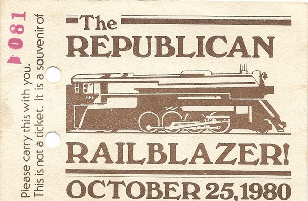 Reagan Republican Railblazer Ticket 