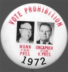 Munn, Uncapher Prohibition Party 