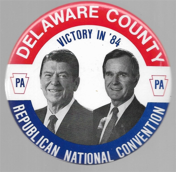 Reagan, Bush Delaware County 