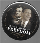 Obama, Lincoln New Birth of Freedom
