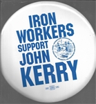 Ironworkers for John Kerry 9 Inch Pin 