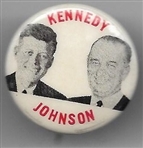 Kennedy, Johnson Scarce 1-Inch Jugate 