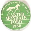 Carter, Mondale, Ford Kentucky Coattail Pin
