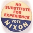 Nixon No Substitute for Experience