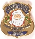 Clinton Santa Claus Secret Service Pin