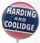 Harding and Coolidge RWB Pin