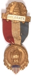 Wilson 1912 Convention Delegate Badge