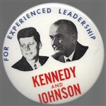 Kennedy, Johnson for Experienced Leadership